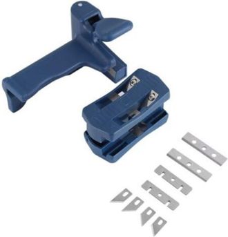 OEM Herramienta Para Aplicar Canto - Cuchilla Doble Filo Para Madera - Para Papel Melaminado Y Pvc - 10 X 5,4 X 4,8 Cm - 1 Unidad