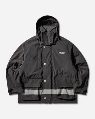 Cav Empt Men s Reflect Tape Watch Jacket Grey