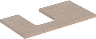 Keramag Placa De Lavabo Geberit One, Recortable A La Izquierda, Para