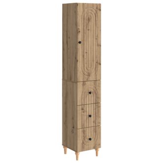 vidaXL Juego De Armarios 2 Uds. Roble Artisan Madera De Ingenier&iacute;a Vidaxl