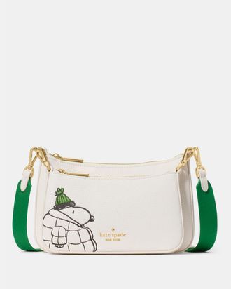 Kate Spade New York Womens Peanuts X Ksny Small Crossbody - Multicolour Leather - One Size