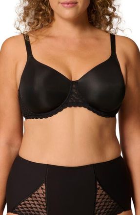 Simone P&eacute;r&egrave;le Subtile Underwire Minimizer Bra in Black at Nordstrom, Size 32D