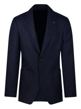 Lardini single-breasted buttoned blazer - men - Fabric - 50 - Blue