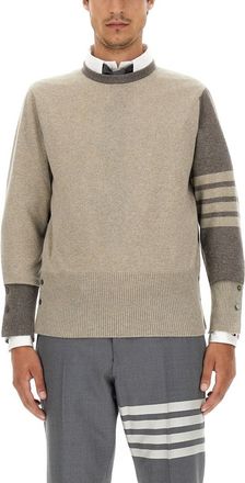 Thom Browne 100% Cashmere Sweater - Beige