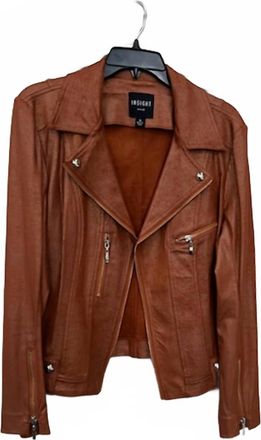 Insight Womens Motorcycle Jacket In Copper