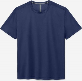 Ten Thousand Session Short Sleeve Workout Shirt In Navy