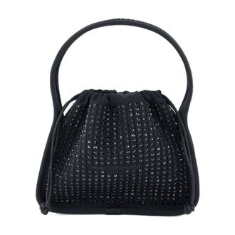 Alexander Wang Womens Ryan Top Handle Bag Black Synthetic