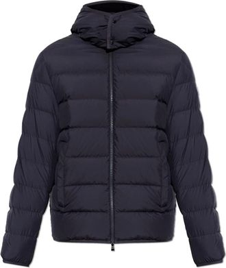 Moncler Montbrocq Donsjas - Heren - Gewatteerde jassen - Blauw - 4XL - Polyester - Jassen
