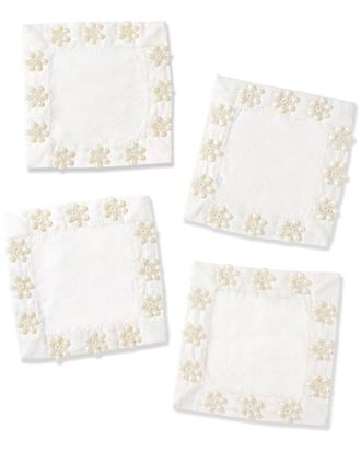 Tiramisu Set Of 4 The Celeste Pearl Cocktail Napkins