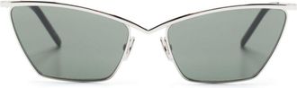 Saint Laurent Eyewear SL637 cat-eye sunglasses - unisex - Metal - 57 - Silver