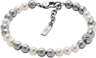 Emporio Armani Bracciale con perline - Argento