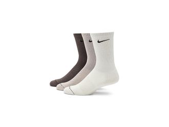 Nike Elevated Crew (3 Pairs) Athletic Shoes 10 : SM (US 4-6 Big Kid Shoe Size - Womens Shoe 4-6), Cotton