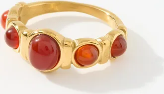 Simons Womens Natural-stone ring