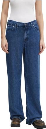 Won Hundred Straight Jeans - Dames - Regular Fit Jeans - Blauw - W26 L34 - Denim - Jeans