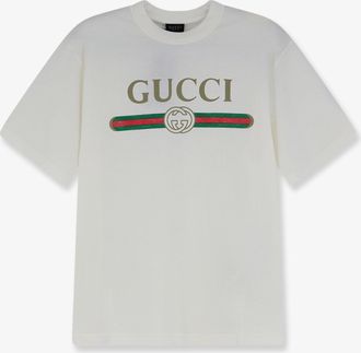 Gucci T-shirt in misto cotone e seta - GUCCI - gender_Woman