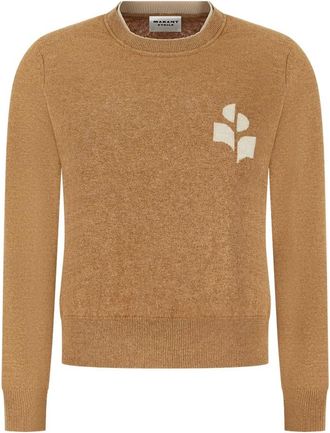 Isabel Marant Jersey Lanta con logo - Knitwear - Mujer - Beige - S