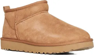 UGG Womens Boots Classic Ultra Mini Beige