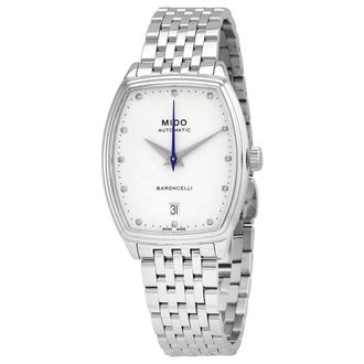 Mido Baroncelli Automatic Diamond White Dial Ladies Watch M041.307.11.016.00
