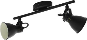 Eglo Eglo - Seras 2 Lamp Twin Spotlight Black