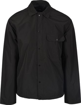 A|X Armani Exchange Mens Overshirt Jet Set Green - Size X-Large