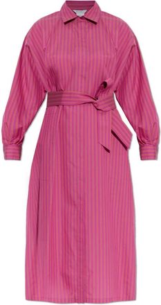 Max Mara Lord Dress - Dames - Shirt Kleedjes - Roze - XS - Katoen - Kleedjes