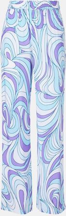 Melissa Odabash Pantaloni Olivia a gamba larga con stampa