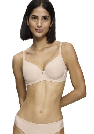 Triumph B&uuml;gel-BH TRIUMPH Body Make-Up Essentials, Damen, Gr. 65, Cup E, beige, Microtouch, Obermaterial: 45% Polyester, 40% Polyamid, 15% Elasthan, Basic, BHs