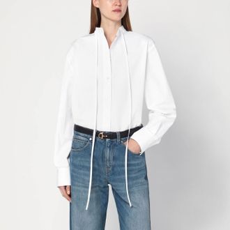 Gucci Camicia bianca in popeline di cotone