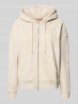 Smith & Soul Oversized Sweatjacke mit Kapuze in Offwhite, Größe XXL