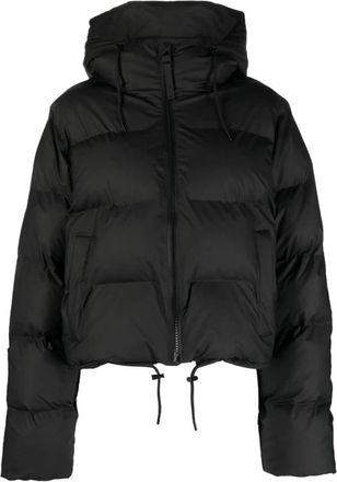 Rains Alta Puffer Jacket - Heren - Winterjassen - Zwart - XS - Leer - Jassen