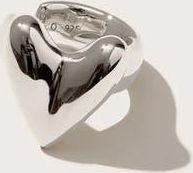 Otiumberg Roscida Heart Ear Cuff in Silver at Nordstrom
