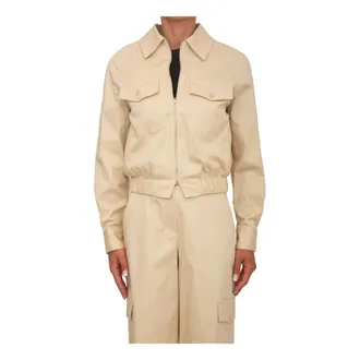 Kocca Jassen, Dames, Beige, XS, Katoen, Bakari Jas