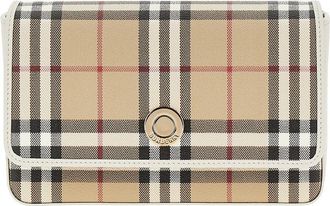Burberry Check coated canvas Hampshire bag Woman One Size