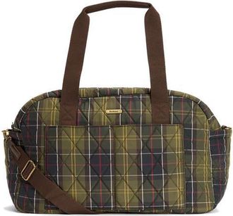 Barbour Wetherham Tartan Quilted Travel Bag in Classic Tartan at Nordstrom