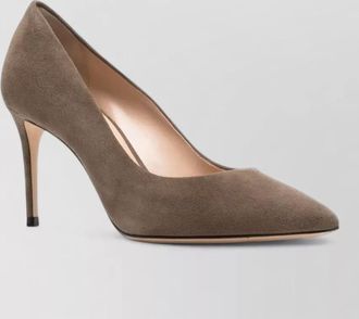 Casadei suede high-heel pumps