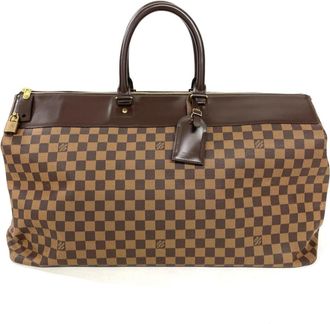 Louis Vuitton Brown Damier Canvas Boston Bag (Pre-Owned)