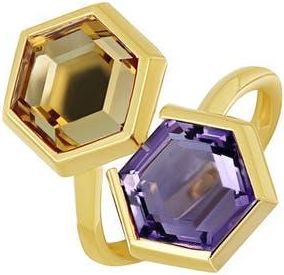 Bony Levy 14K Gold Amethyst Bypass Ring in 14K Yellow Gold at Nordstrom, Size 6.5