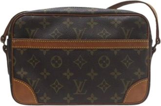Louis Vuitton Pre-owned Cross Body Bags, female, Brown, Size: ONE SIZE Pre-owned Vintage Canvas Shoulder Bag
