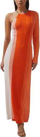 Reiss Rena One Sleeve Knitted Dress