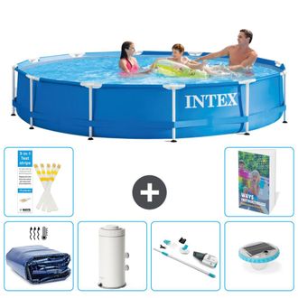 Intex Piscina Con Estructura Redonda - 366x76 Cm - 7-piezas S30