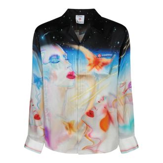 Casablanca Long Sleeve Shirt - Heren - Casual Overhemden - Veelkleurig - M - Overhemden