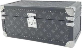Louis Vuitton Pre-owned Monogram Eclipse Jewelry Case - Dames - Vintage Accessoires - Zwart - ONE Size - Vintage