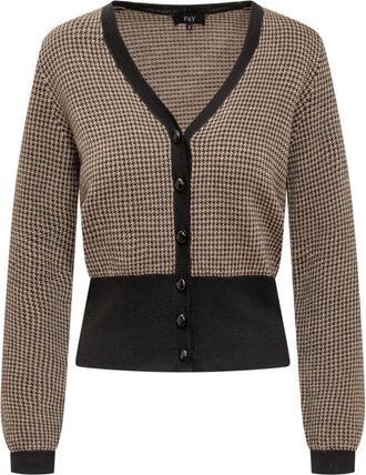 Fay Cardigan met Lange Mouwen - Dames - Vesten - Veelkleurig - XL - Truien & Vesten
