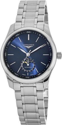 Longines Master Collection Moonphase Automatic Blue Dial Stainless Steel Mens Watch L2.909.4.92.6