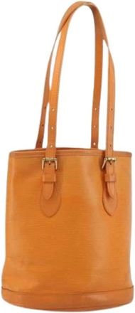 Louis Vuitton Pre-owned Bucket Bags, female, Orange, Size: ONE SIZE Pre-owned Bucket Bag