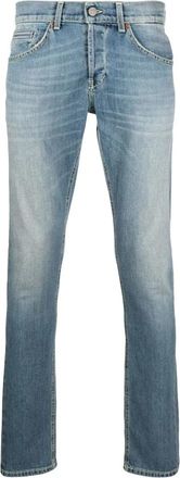 Dondup George Jeans - Heren - Slim Fit Jeans - Blauw - 2XL - Katoen - Jeans