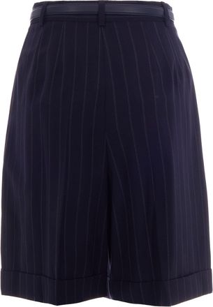 Max Mara Womens Bermuda Shorts Ere Blue