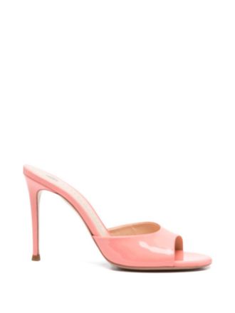 Roberto Festa Milano Silk and Nylon Pointed Stiletto Pumps