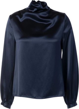 Jcsophie R6119 Requiem Blouse - Dames - Blouses & Shirts - Blauw - Maat: 2XL Satijn
