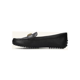 Ralph Lauren Barnsbury Flats - Dames - Loafers - Zwart - 40 EU - Katoen - Schoenen
